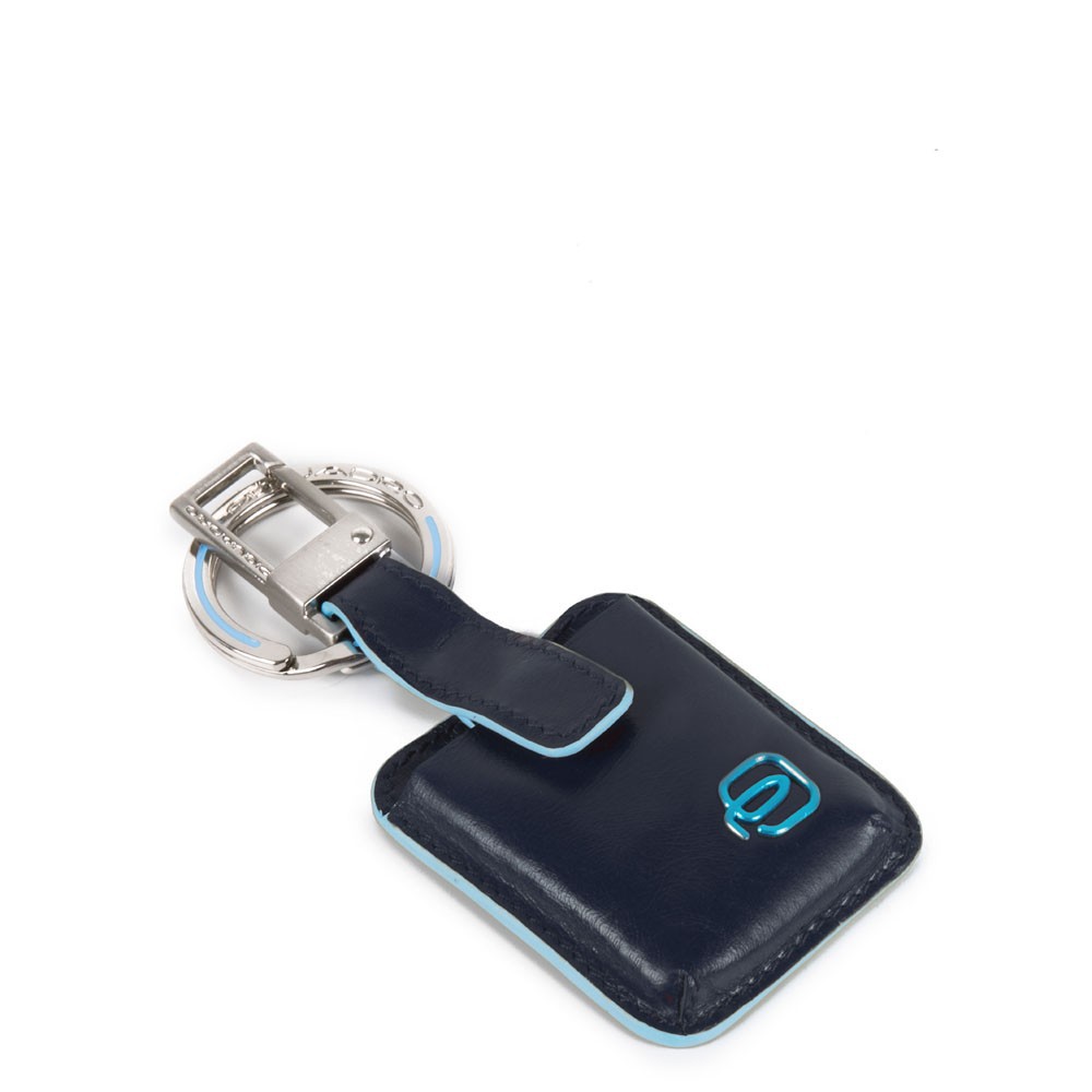 PORTACHIAVI DOTATO DI DISPOSITIVO CONNEQU BLUE -SQUARE - BLU