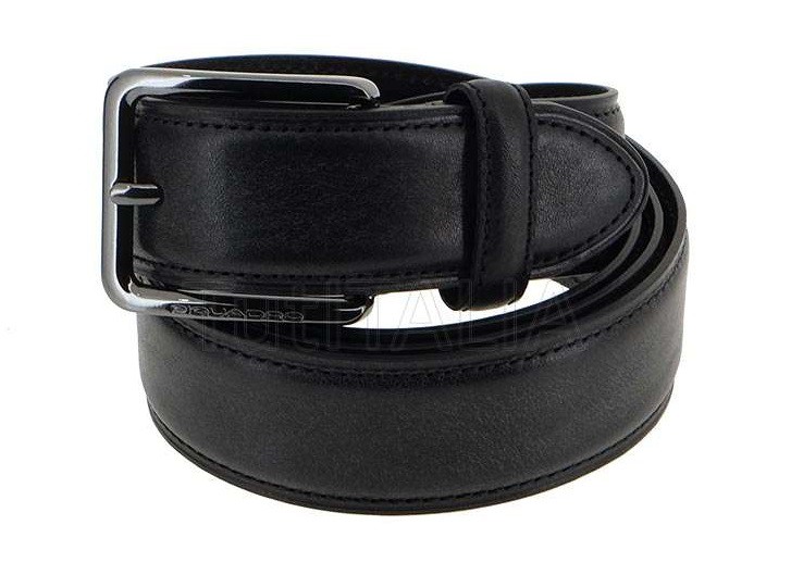 Cintura uomo con fibbia ad ardiglione BLACK SQUARE NERO