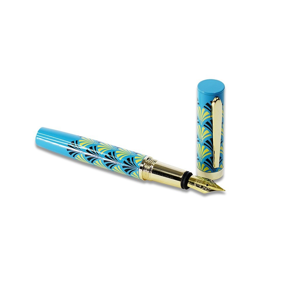 LAQUERED BIJOUX MINI PEN TURQU