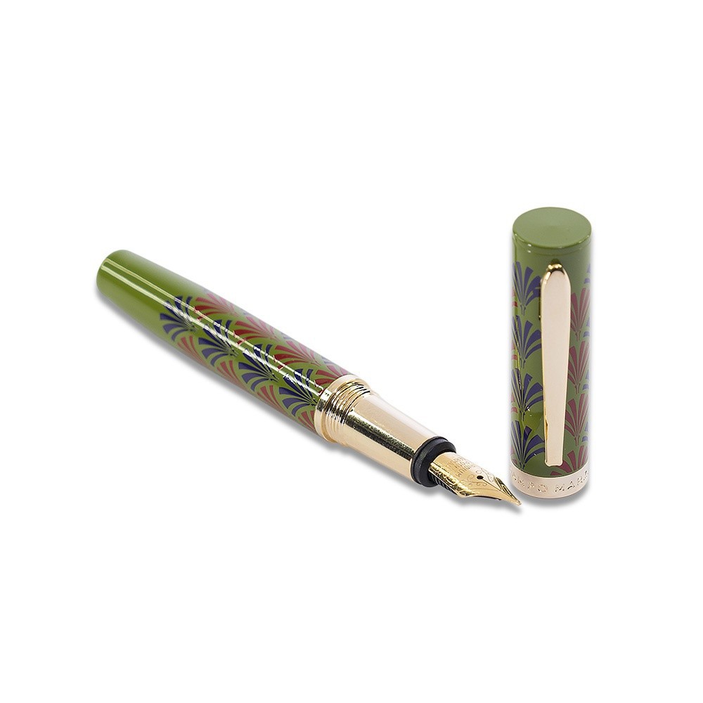 LAQUERED BIJOUX MINI PEN OLIVE