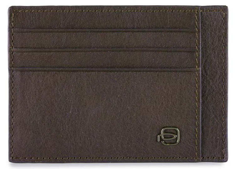 Bustina porta carte di credito BLACK SQUARE TESTA MORO