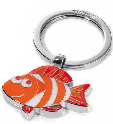 PORTACHIAVI - PESCE - ROSSO