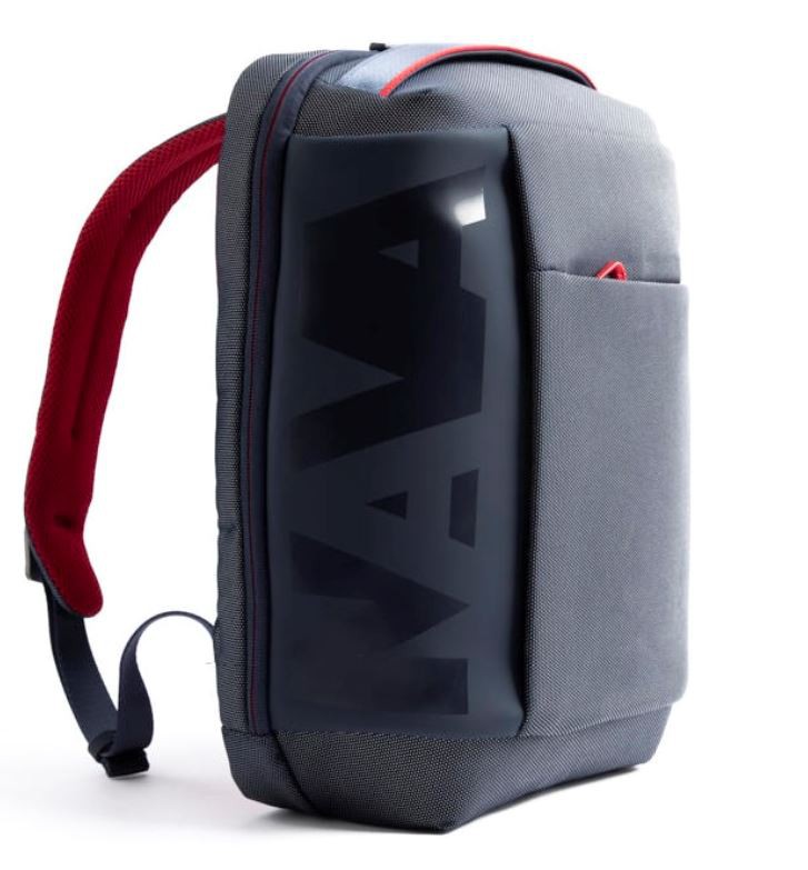 ZAINO CROSS BACKPACK MEDIUM BLUE/RED