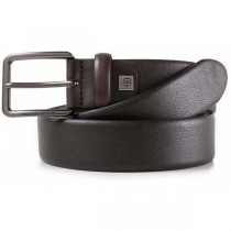 Cintura 35mm pelle fibbia ardiglione BLACK SQUARE TESTAMORO