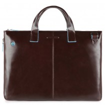 CARTELLINA SOTTILE PORTA PC 15.6" iPAD - BLUE SQUARE - MOGANO