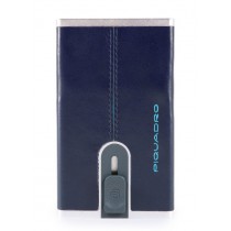 Porta carte di credito con sliding system BLUESQUARE BLU